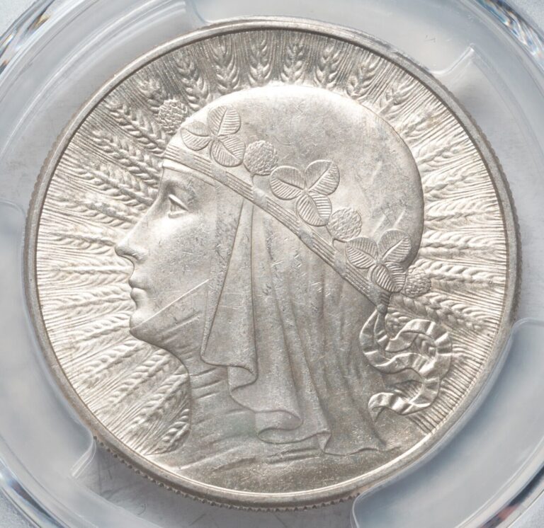 Read more about the article 1932  Poland (2nd Republic). Silver 10 Zlotych “Queen Jadwiga” Coin. PCGS MS-62!