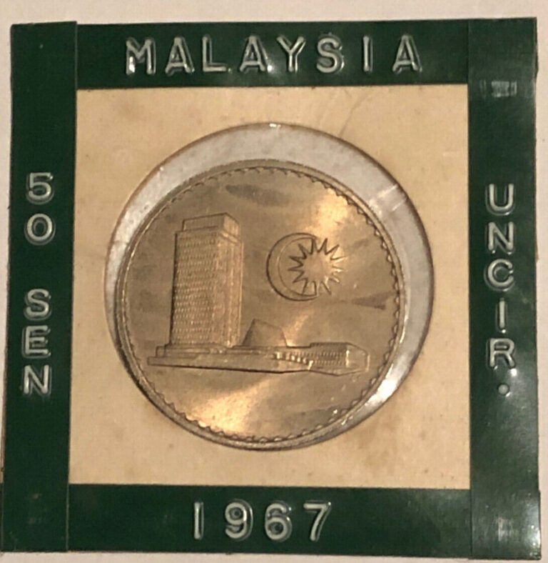 Read more about the article 1967 50 SEN MALAYSIA COIN UNC – NICE WORLD COIN !!!