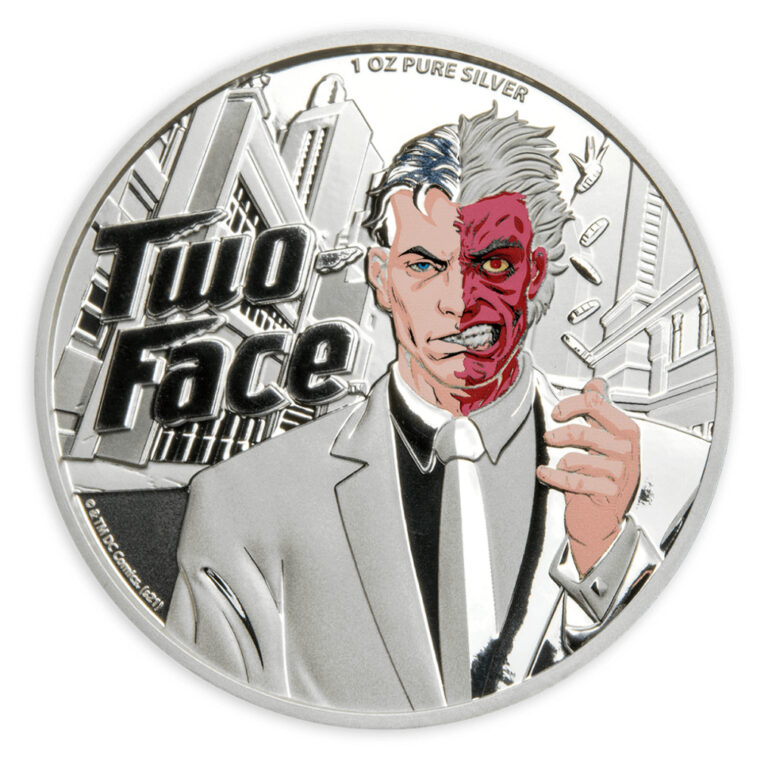 Read more about the article 2022 Samoa Supervillain Edition Two-Face 1oz Silver Proof-Like Coin