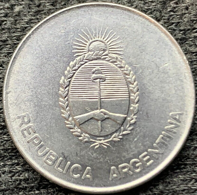 Read more about the article 1991 Argentina 1000 Australes Coin  #X234