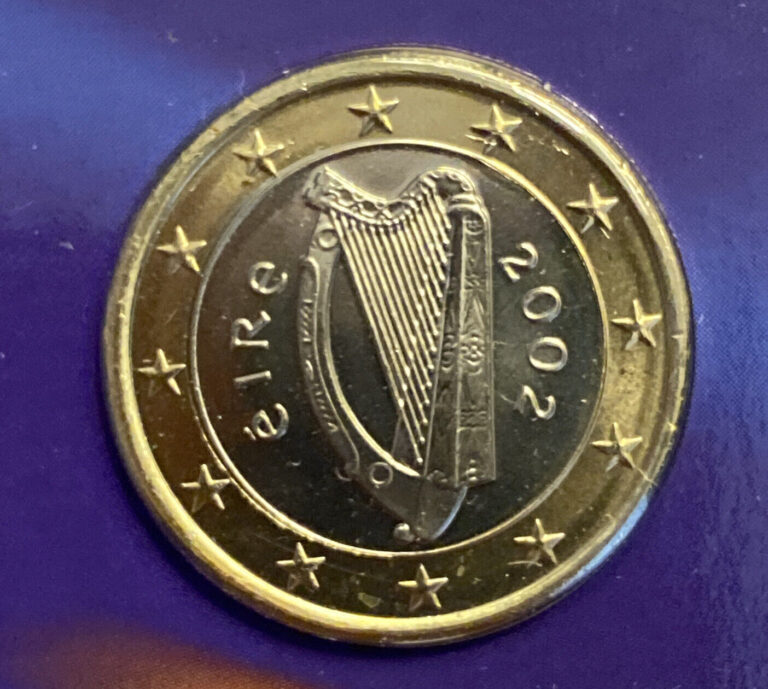 Read more about the article 2002 Ireland Republic  Eire  Irish Euro ~ KM# 38 Uncirculated