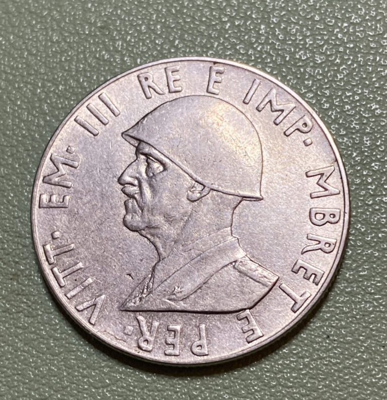 Read more about the article 2 Lek 1939 Albania 🇦🇱 Coin Vittorio Emanuele III