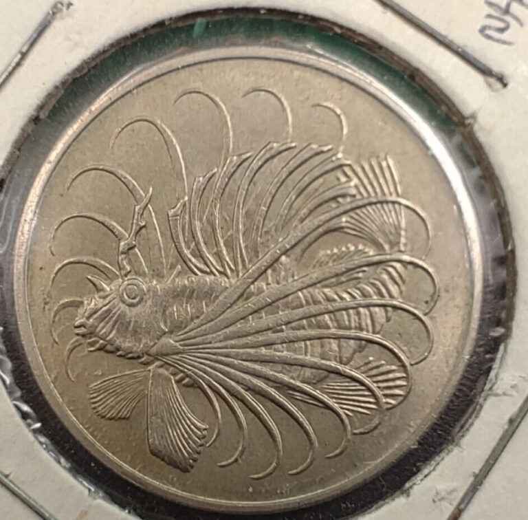 Read more about the article 1967 Singapore 50 Cents KM# 5 Copper-Nickel