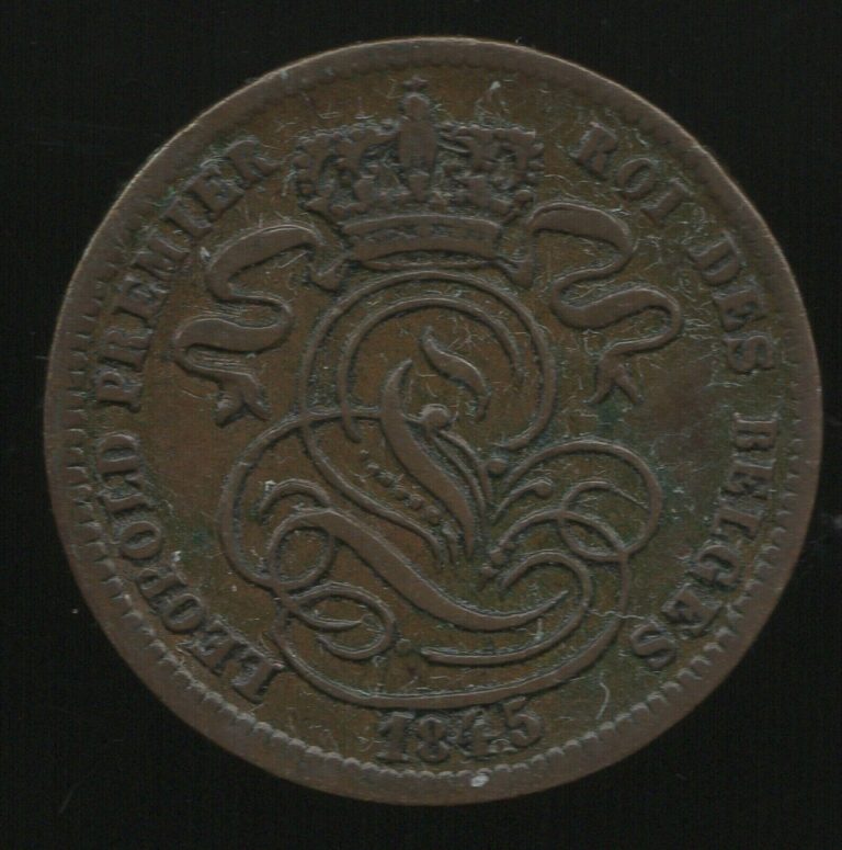 Read more about the article 1845 Belgium 1 Centime Coin | European Coins | Pennies2Pounds