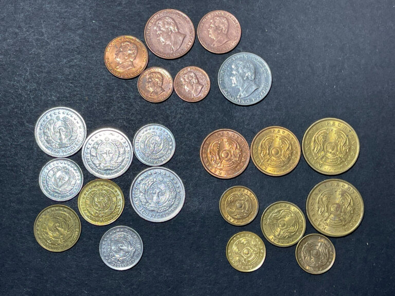 Read more about the article Assorted Turkmenistan Uzbekistan and more Coins lot Excellent Condition High Value