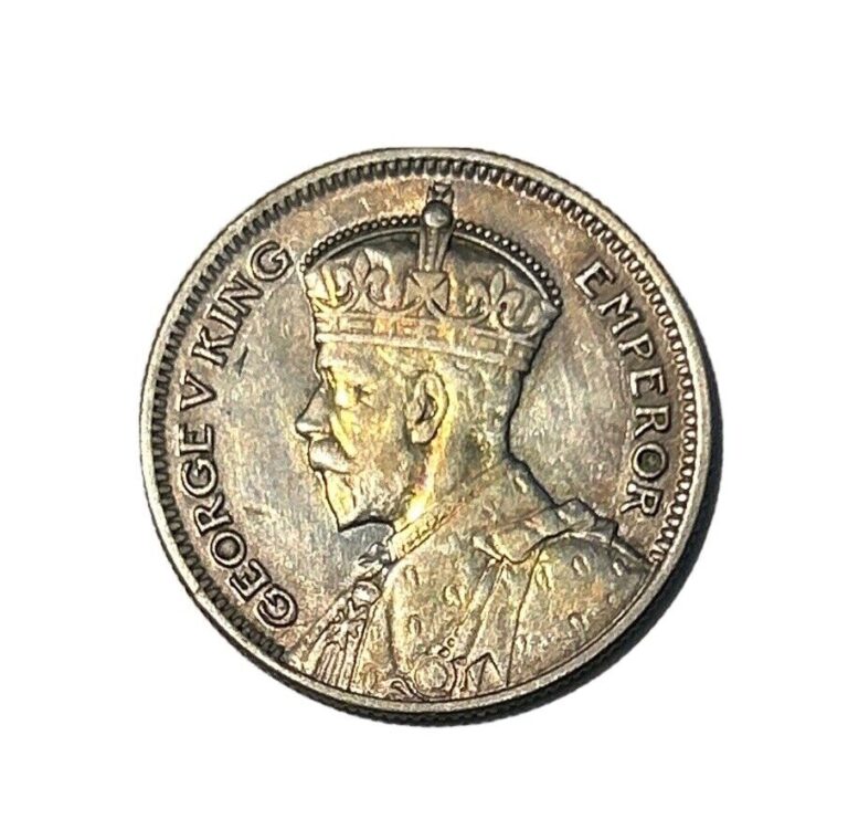 Read more about the article NEW ZEALAND 1933 Sixpence XF/AU