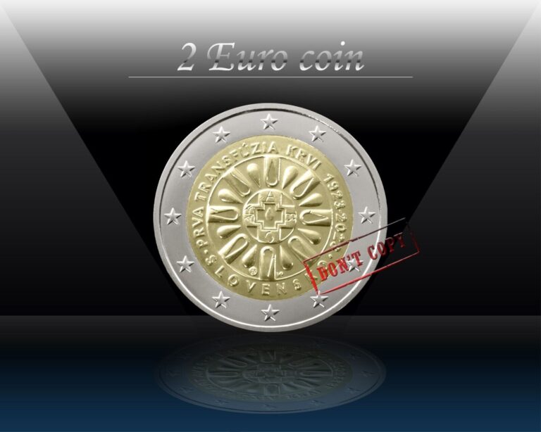 Read more about the article SLOVAKIA 2 EURO 2023 ( BLOOD TRANSFUSION ) 2 Euro Commemorative Coin * UNC / NEW