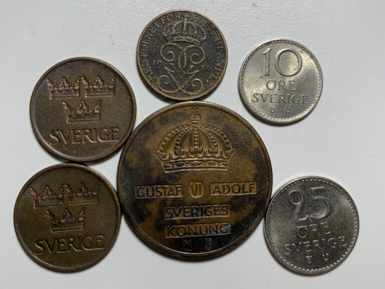 Read more about the article SWEDISH COINS ; FOREIGN CURRENCY ; GOOD CONDITION