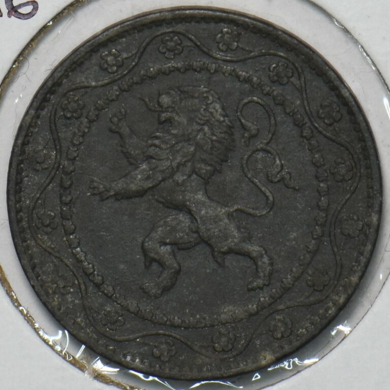 Read more about the article Belgium 1916 25 Centimes Lion animal 151974 combine shipping