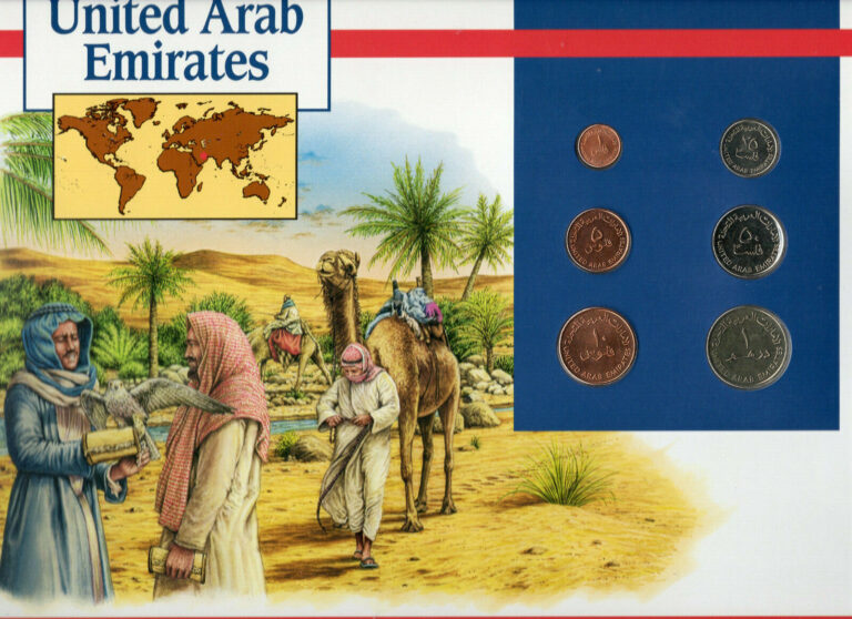 Read more about the article Coins of the World United Arab Emirates All 1989 but 1 Fil 1988 Brilliant UNC