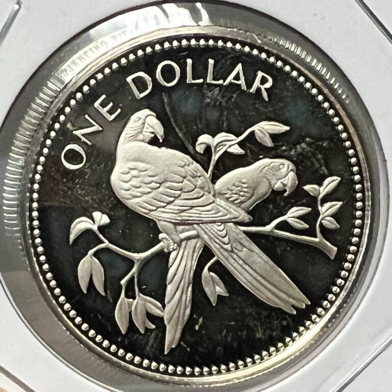 Read more about the article 1974 BELIZE ONE DOLLAR STERLING SILVER COIN