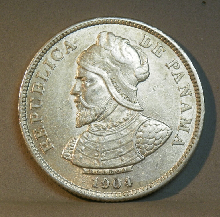 Read more about the article PANAMA 1904 25 Centavos  About Uncirculated  KM.4