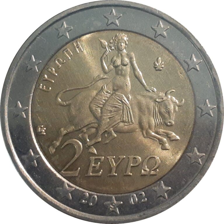 Read more about the article 2 Euro coin 2002 Greece with “s” in bottom star . Very rare