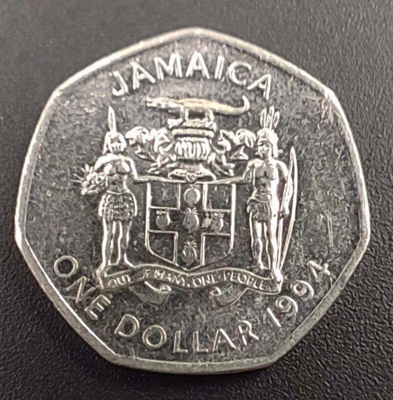 Read more about the article 1994 Jamaica Dollar KM# 164 Circulated Prooflike