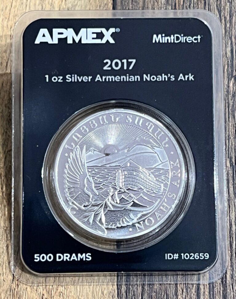 Read more about the article 2017 Armenia 1 oz. Silver Noah’s Ark APMEX MintDirect® Single in TEP