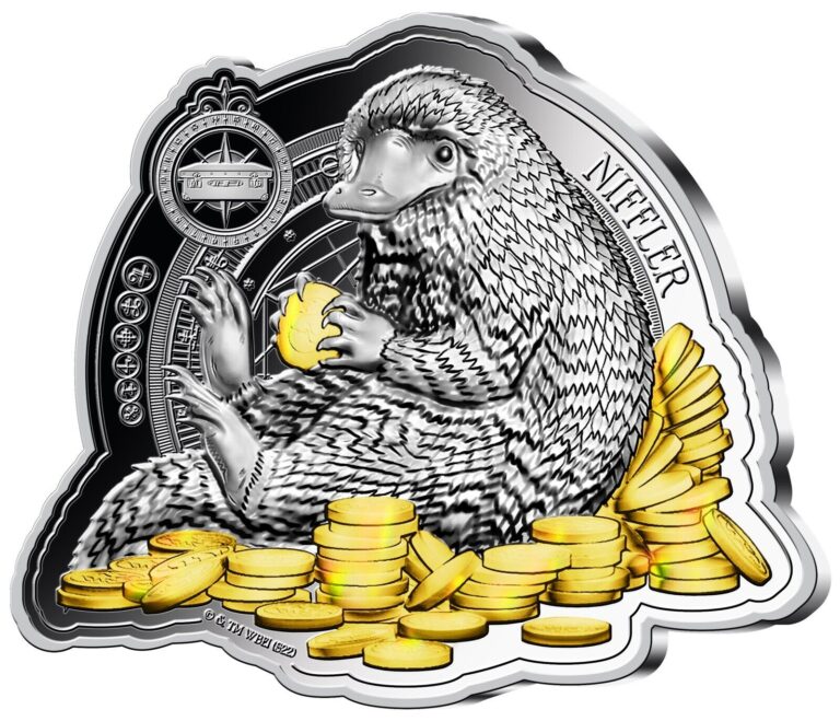 Read more about the article 2022 Samoa 1 oz Silver Fantastic Beasts Niffler Shaped Coin .999 Mintage of 1999