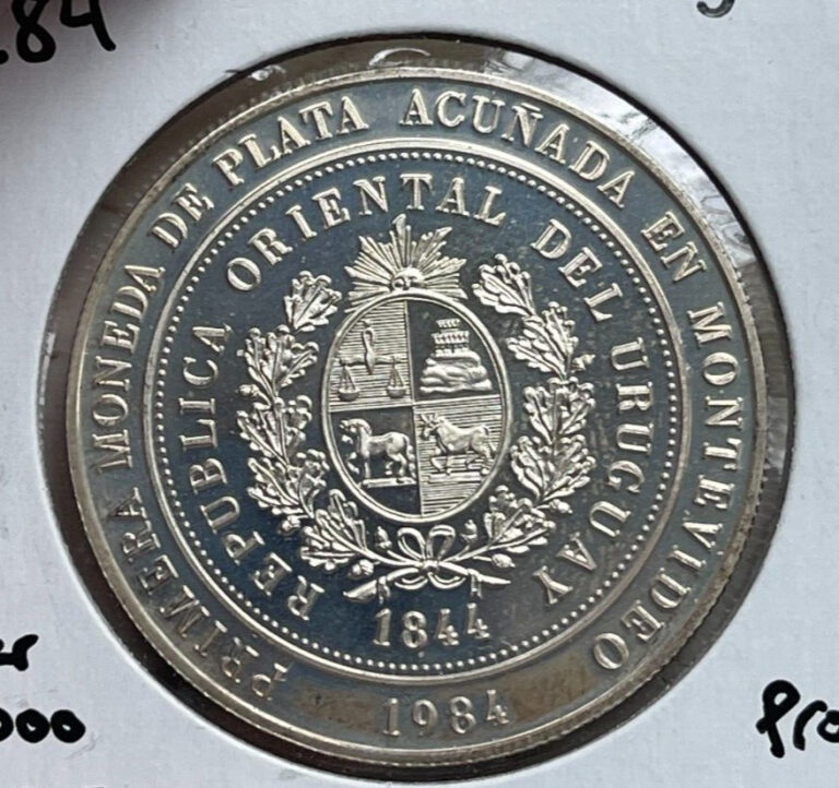 Read more about the article 1984 Uruguay 2000 Pesos – Silver  bg