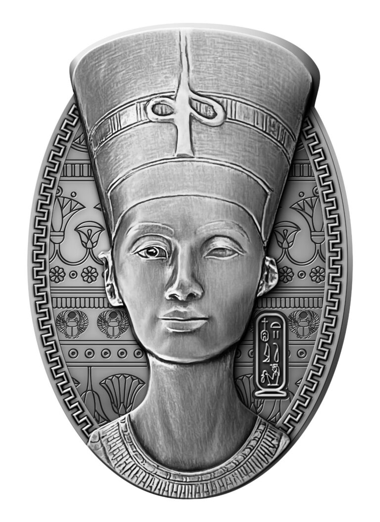 Read more about the article 2023 Djibouti Nefertiti Bust 3 oz .999 silver coin