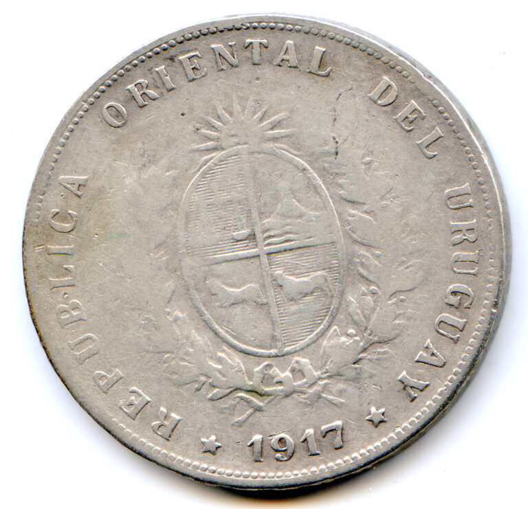 Read more about the article Uruguay 50 Centimos 1917(ba) KM-22     lotapr2799