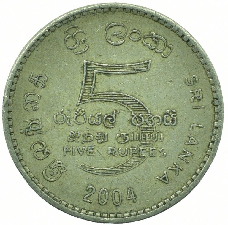 Read more about the article COIN / SRI LANKA / 5 RUPEES 2004 BEAUTIFUL COLLECTIBLE    #WT29017