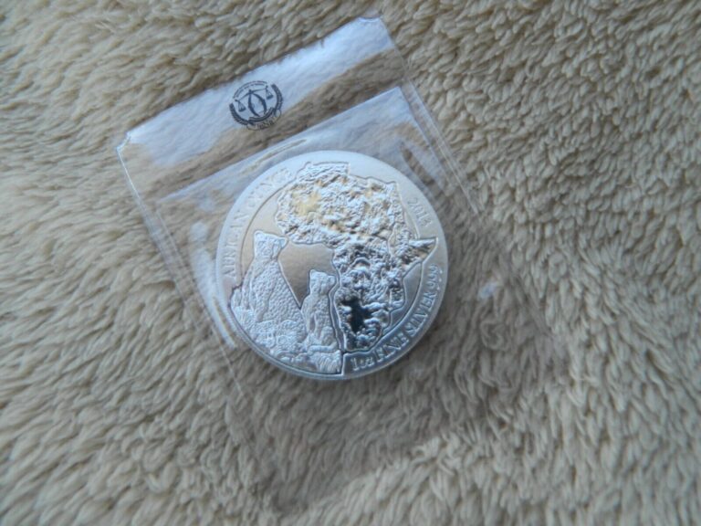 Read more about the article *2013 Rwanda African Cheetah 1oz .999 Silver Coin BU Mint Sealed*