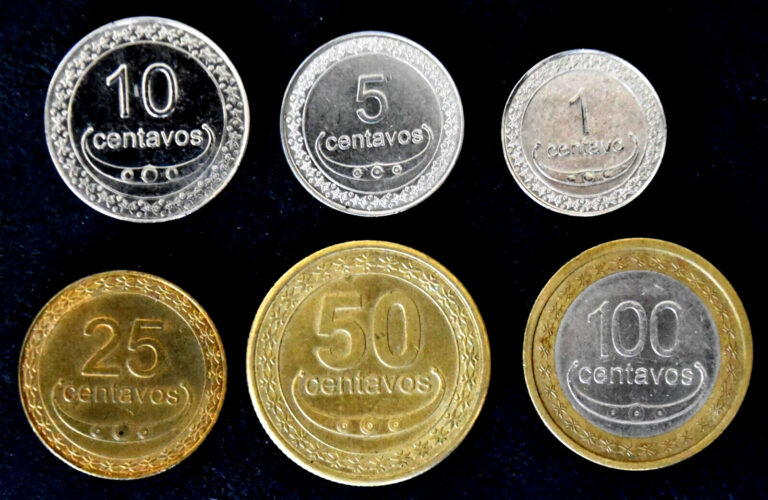 Read more about the article East TIMOR-LESTE 2003 ~ 2012 general issue coin set (6):  1~100 centavos BIMETAL