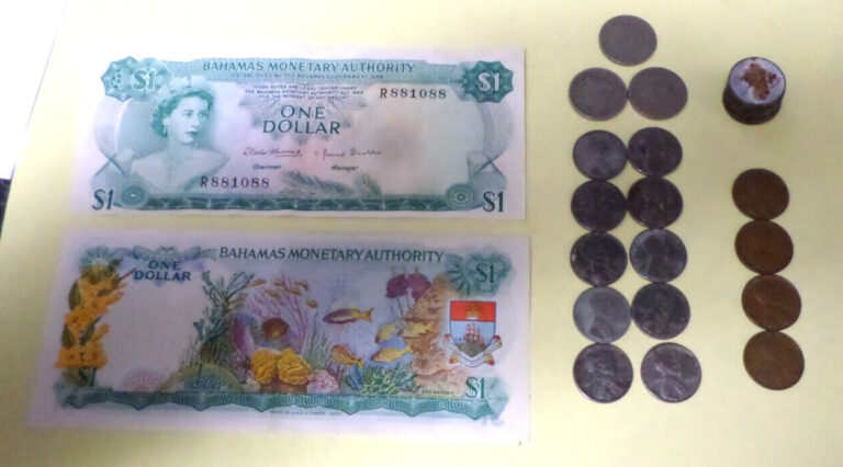 Read more about the article Assorted U.S. Coins / Bahamas’ Dollars (2)