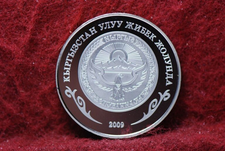 Read more about the article Kyrgyzstan  2008 1 Som  KM31  Great Silk Road  BU            4-20