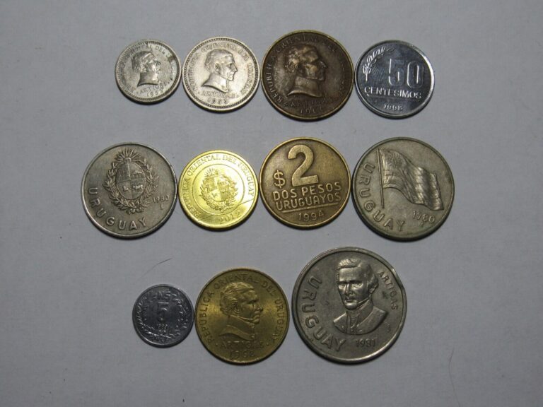 Read more about the article Lot of 11 Different Uruguay Coins – 1953 to 2012 – Circulated