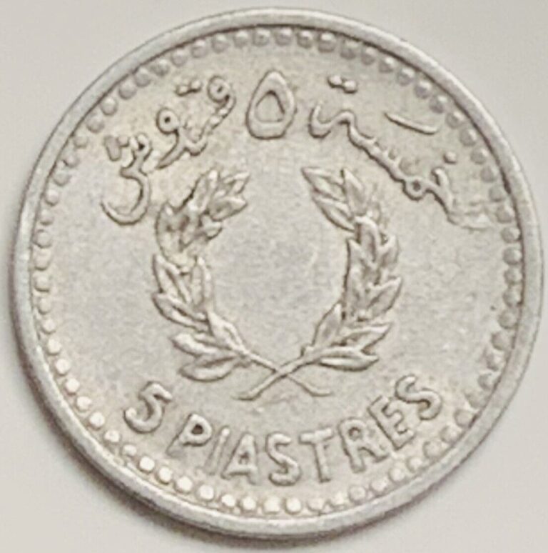 Read more about the article 1954 Lebanon 5 Piastres KM# 18 Circulated Condition