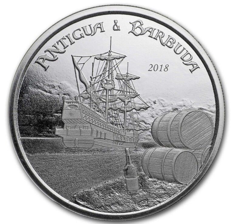 Read more about the article 2018 ANTIGUA and BARBUDA 1 oz Silver RUM RUNNER BU + Capsule Mintage 25 000