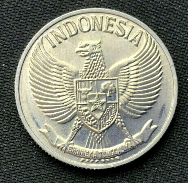 Read more about the article 1961 Indonesia 50 Sen Coin BU UNC      World Coin Aluminum      #K1589