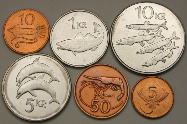 Read more about the article ICELAND 5 Aurar / 10 Kronur 1981 / 2007 – Lot of 6 Coins – UNC *