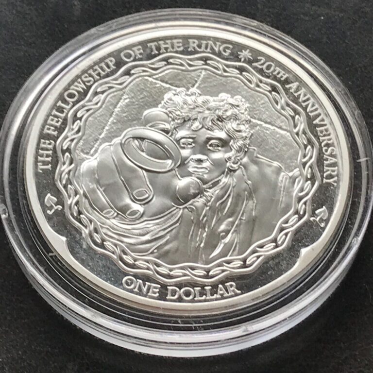 Read more about the article 2021 Lord of The Rings New Zealand 1 oz Silver 20th Anniversary Frodo