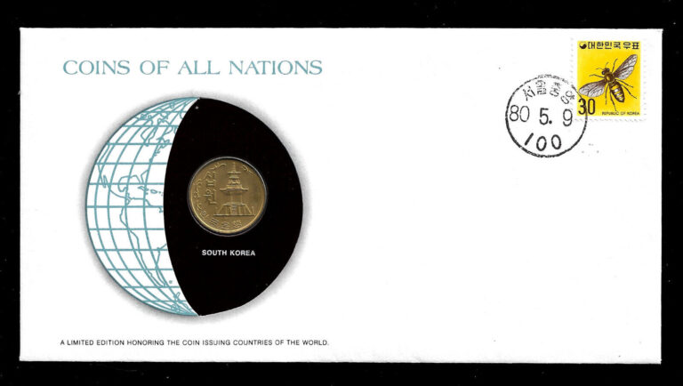 Read more about the article 1979 South Korea Coins Of All Nations The Franklin Mint Uncirculated Coin