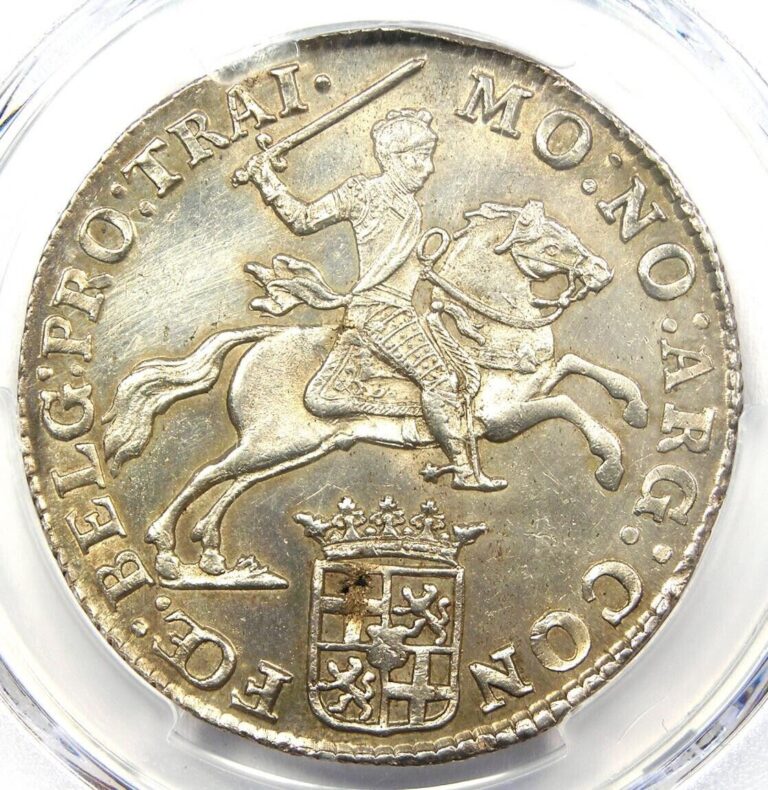 Read more about the article 1786/5 Netherlands Utrecht 1/2 Ducaton Coin – PCGS Uncirculated Details (UNC MS)