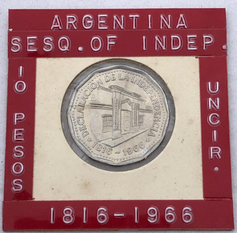 Read more about the article ARGENTINA 1816-1966 10 Pesos QUALITY WORLD Coin