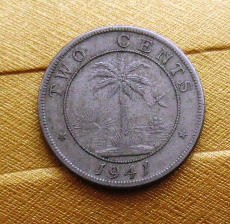 Read more about the article 1941 LIBERIA  COIN – 2 CENTS  –  K-101