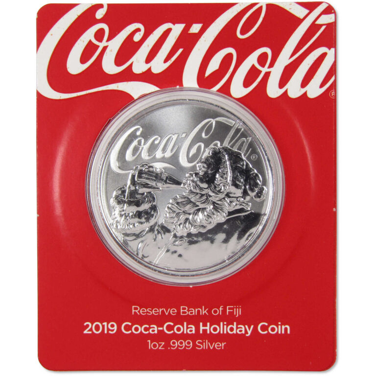 Read more about the article Coca-Cola Santa Claus Holiday Dollar 1 oz .999 Silver $1 Coin 2019 Fiji COA