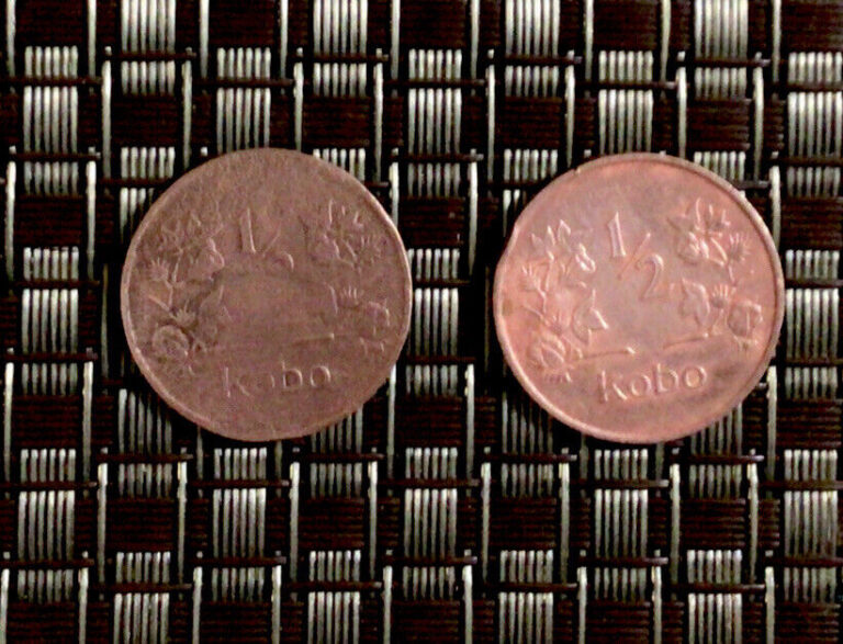 Read more about the article “ BEST DEALS ON E-BAY” (2) 1973 FEDERAL REPUBLIC OF NIGERIA 1/2 KOBO COINS