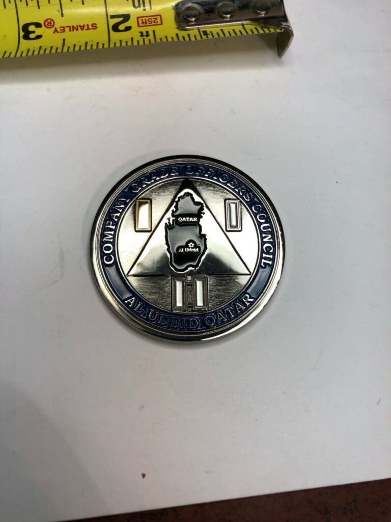 Read more about the article Company Grade Officers Council – AL UDEID QATAR CHALLENGE COIN