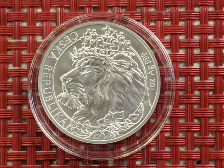 Read more about the article 2021 Niue Czech Republic Lion 0.999 1 oz Silver BU Coin in Capsule LOOK!