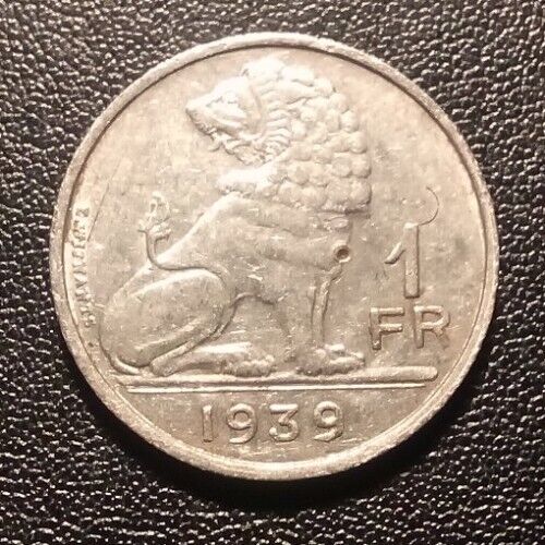 Read more about the article 1939 Belgium One Franc Coin
