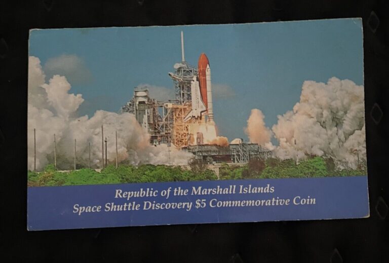 Read more about the article 1988 MARSHALL ISLANDS $5 DOLLARS SPACE SHUTTLE DISCOVERY LAUNCH UNC SEALED COIN