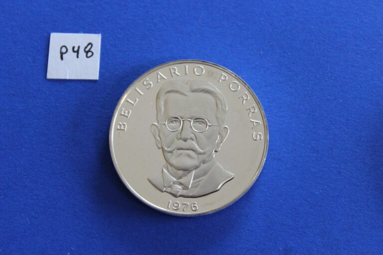 Read more about the article 1976 Panama Belisario Porras 5 Balboas Silver Proof Coin