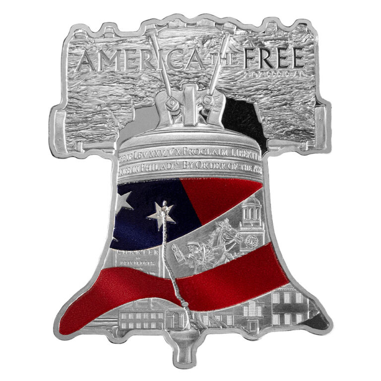 Read more about the article 2023 Solomon Islands America the Free Liberty Bell 2oz Silver Shaped Coin