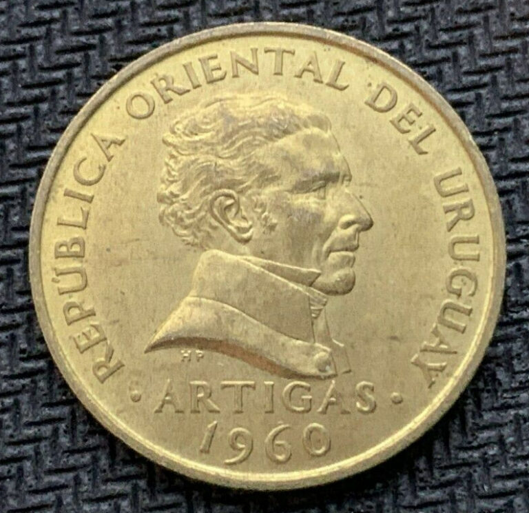 Read more about the article 1960 Uruguay 10 Centesimos Coin BU UNC ( 1 Year Issue ) High Grade     #K1805