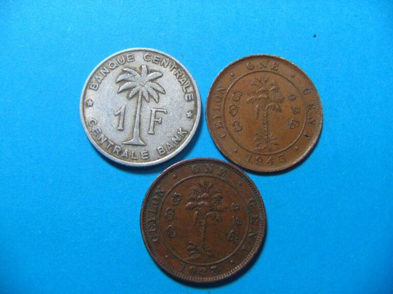 Read more about the article Colonial British Ceylon (Sri Lanka) and Belgian Congo Coin Lot 1923  1943  1959