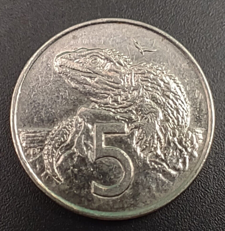 Read more about the article 1997 New Zealand 5 Cents Coin Circulated Prooflike