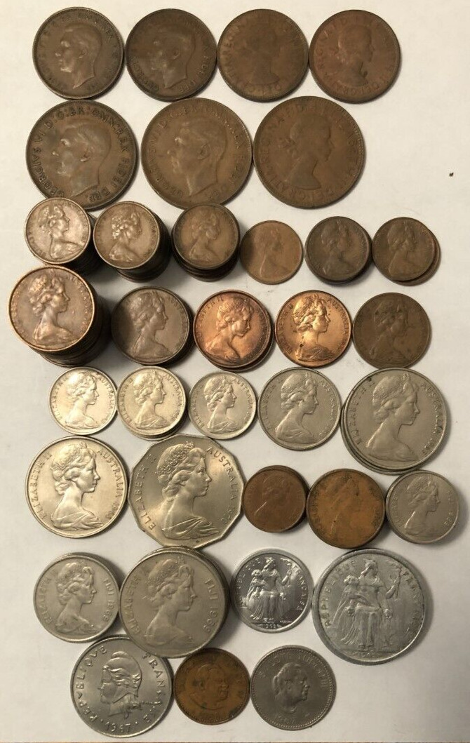 Read more about the article Australia  Fiji  Polynesia  Tonga Coin and Paper Lot of 111